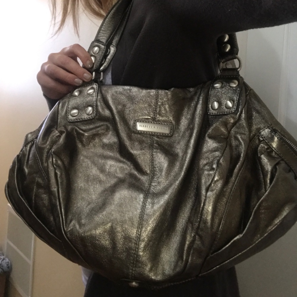 ISABELLA FIORE HOBO CHIC DUFFLE PURSE